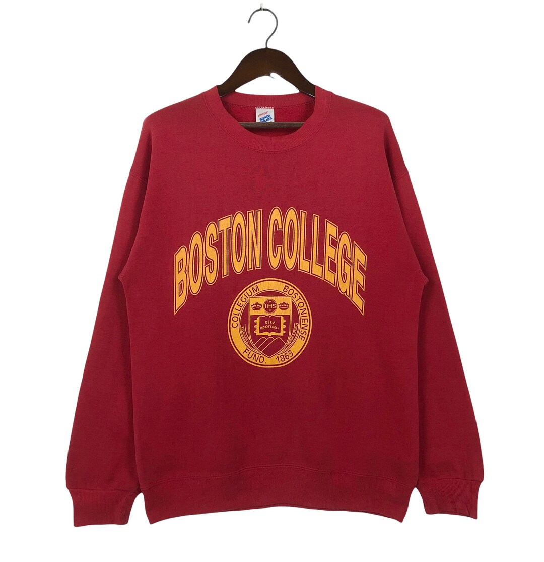 USA製 BOSTON COLLEGE LOCO KNITS 製 ブランケット Vintage 90's Boston College Sweatshirt Crewneck Pullover