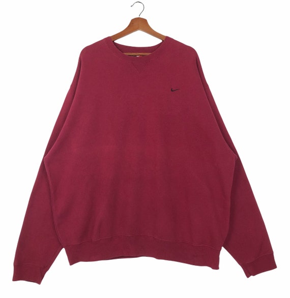 Nike top burgundy jumper