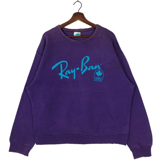 Vintage Rayban Sweatshirt Crewneck Rayban Olympic… - image 1