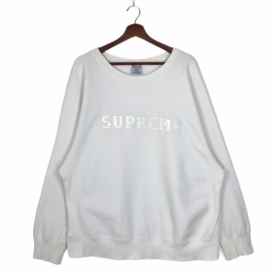 初期Champion REVERSE WEVE×SUPREAM Vintage 90s Champion Reverse Weave Sweatshirt: Supreme Embroidery