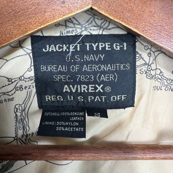 Vintage Avirex Type G-1 Jacke US Navy Lederjacke - Etsy.de