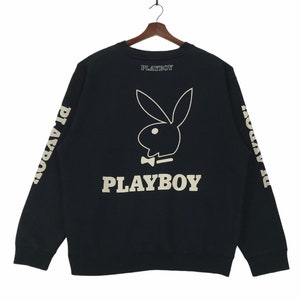 Playboy Sweatshirt Crew Neck Big Logo Playboy Bunny Sweatshirt