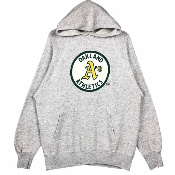 Vintage 90s Oakland Athletics Hoodie - MLB Pullover Sweatshirt