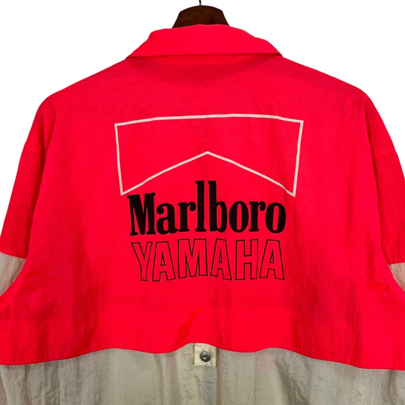 Vintage 90s Marlboro Yamaha Racing Team Jacket Marlboro Racing Team