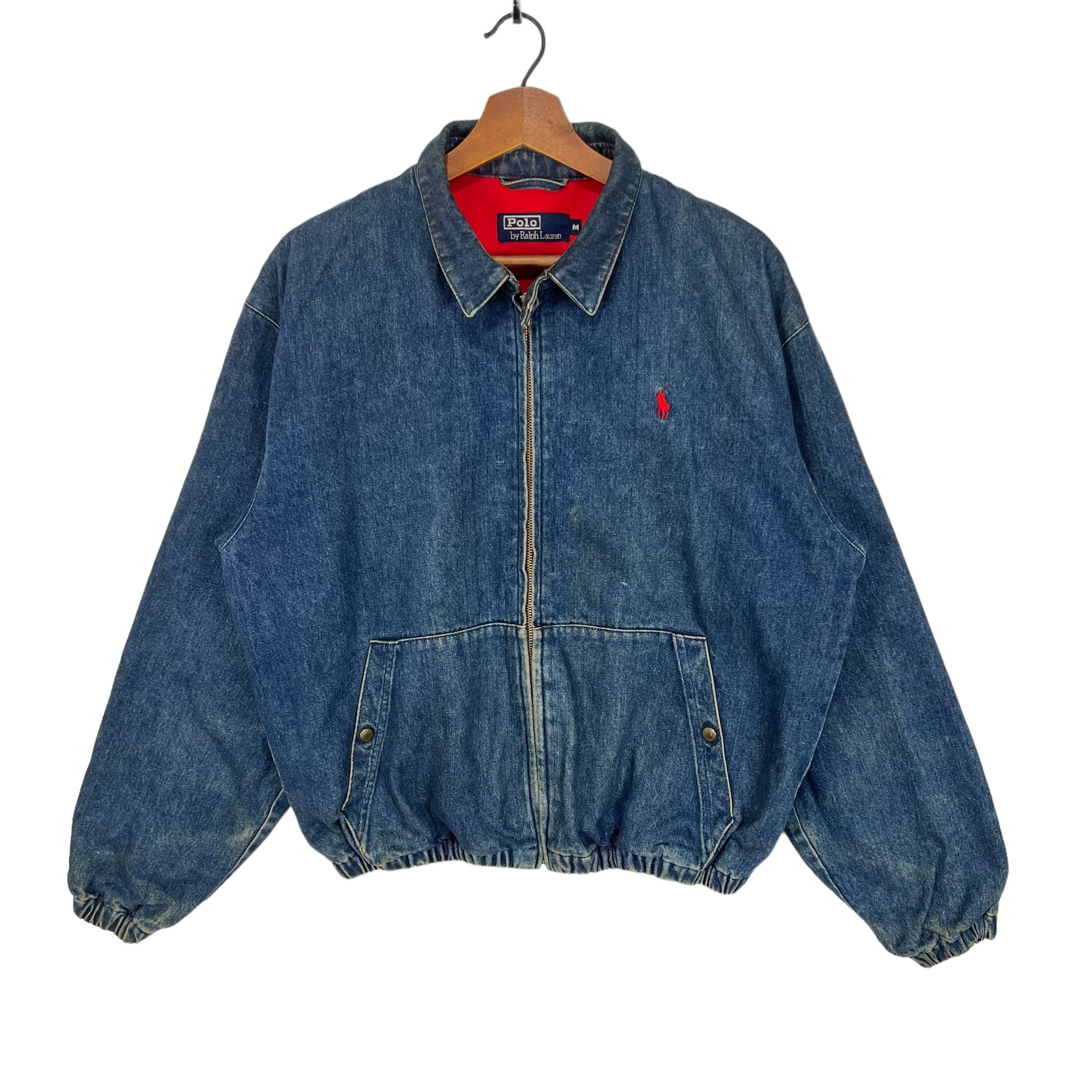 80s vintage polo denim jacketGジャン/デニムジャケット