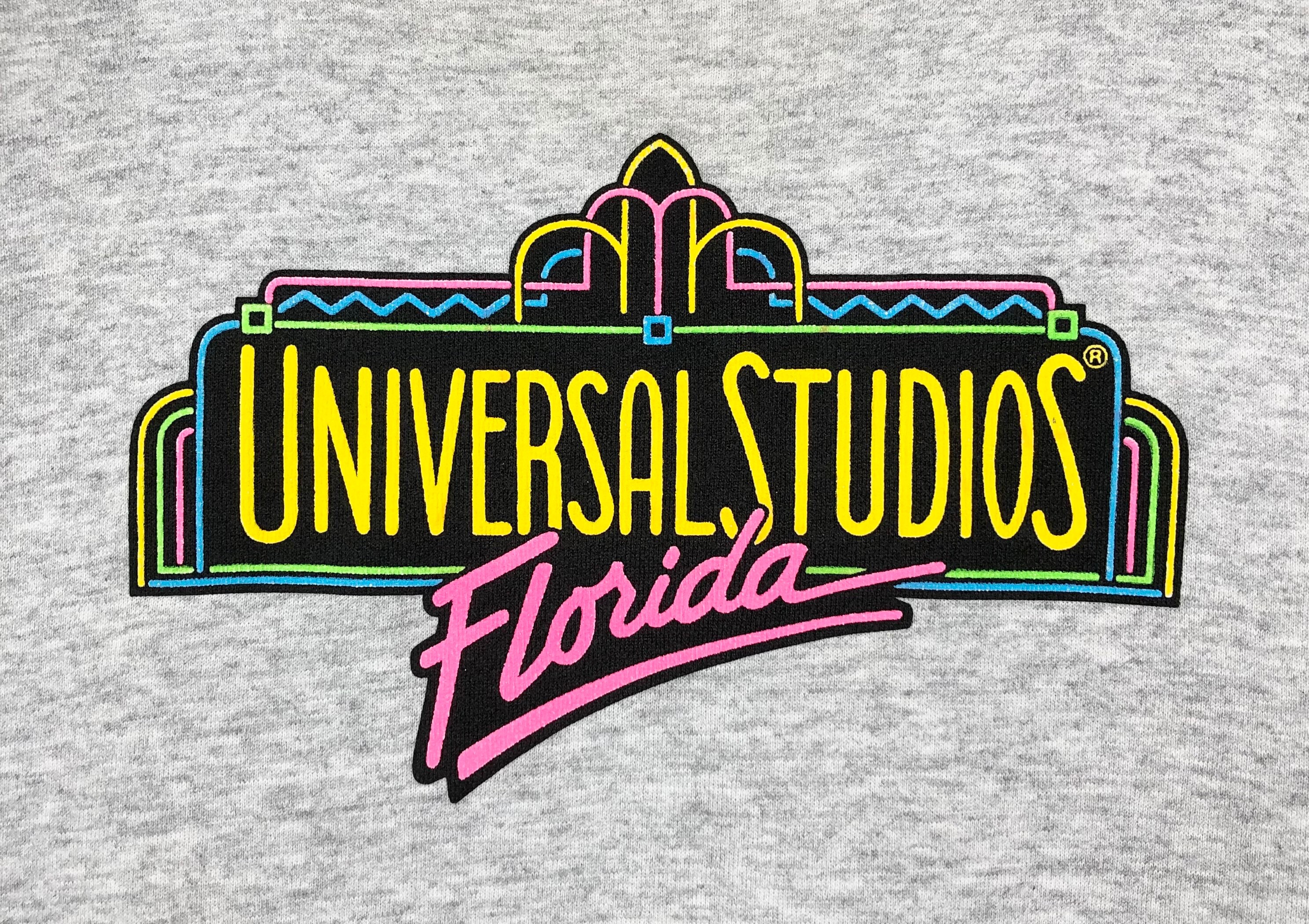 トップス 80's UNIVERSAL STUDIOS Florida SWEAT Vintage Universal Studios Florida Sweatshirt Crewneck Big