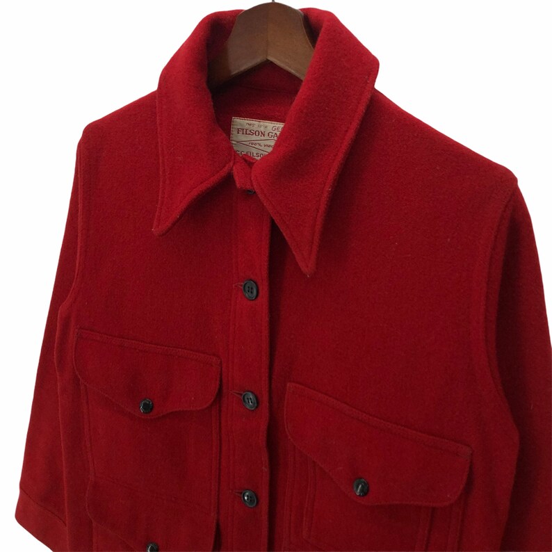 Chaqueta de lana Filson vintage de los años 60 - Talla W10 imagen 4