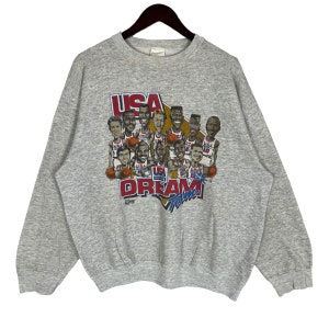 Vintage 80s USA Basketball Dream Team Crewneck Big Logo