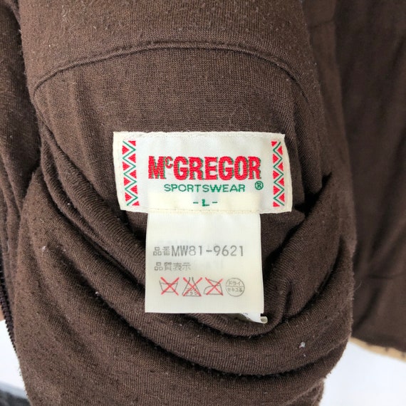 Vintage Mc Gregor Fleece Jacket Boro Fleece Jacke… - image 8