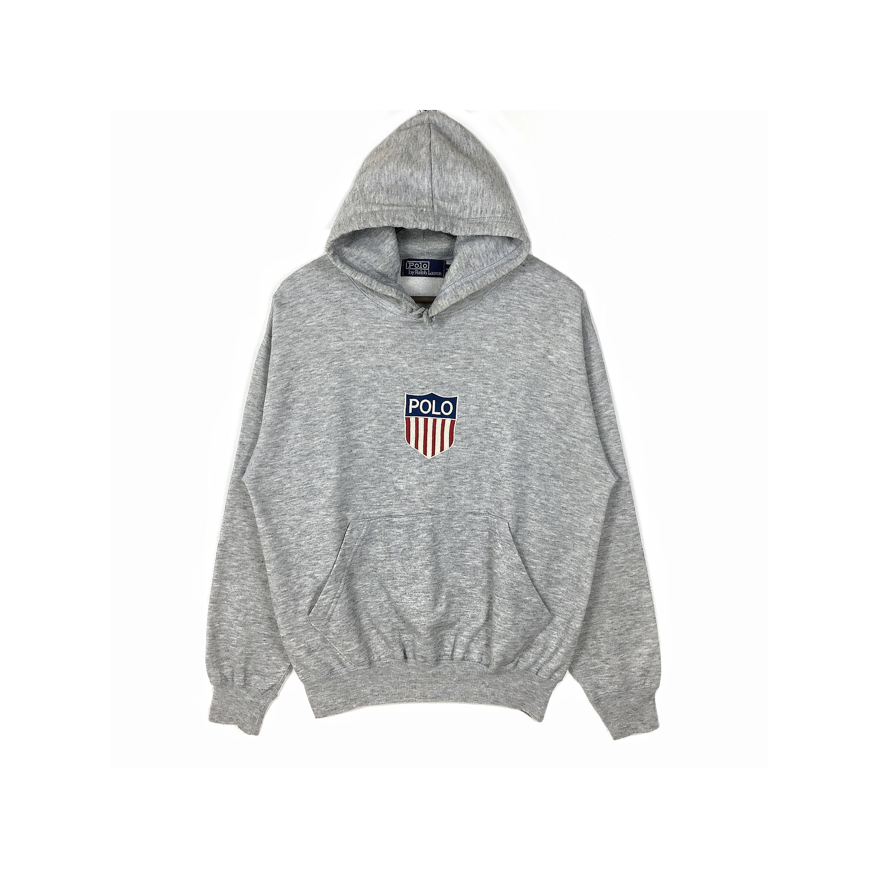 Vintage 90s Ralph Lauren Polo USA Kswiss Hoodie Sweatshirt Vintage 90s Ralph Lauren Polo USA Kswiss Hoodie Sweatshirt