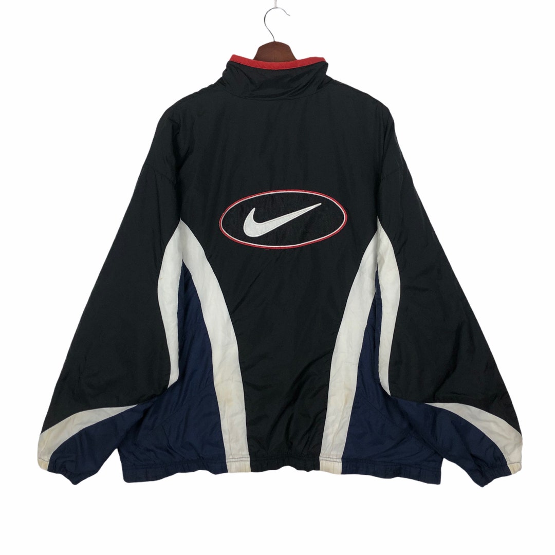 Jaqueta Nike Swoosh Big Logo Vintage dos anos 90, Jaqueta Nike