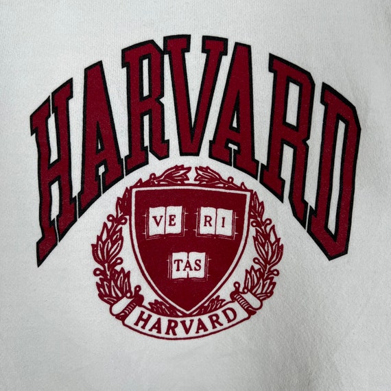 Vintage 80’s Harvard University Sweatshirt Crewne… - image 4