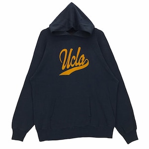 Vintage 70s University California Los Angeles Hoodie Sweatshirt Spellout UCLA Pullover Large Size Vintage Sweatshirt.