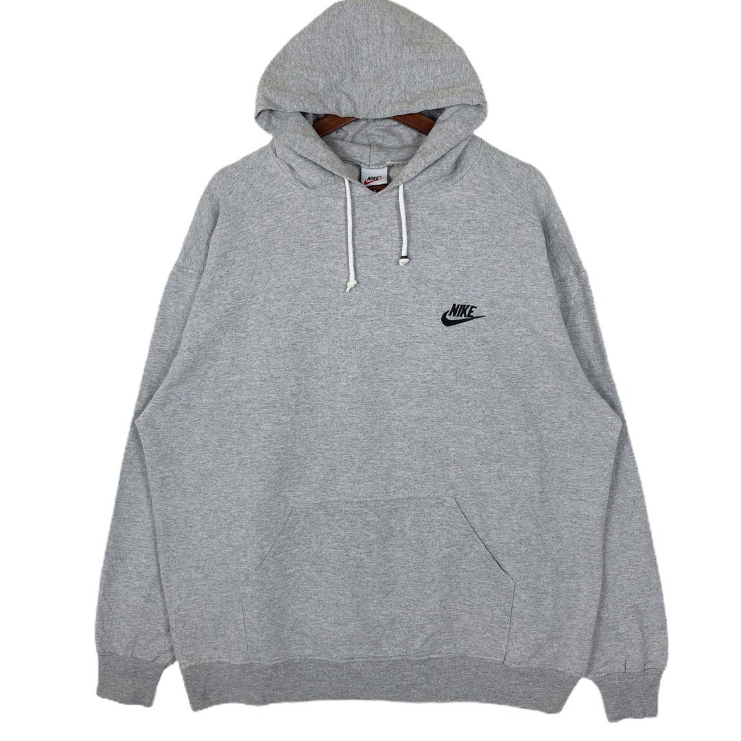 90’s Nike logo sweat Nike Air 90s Retro GRAY PURPLE Crewneck Sweatshirt XXL Red
