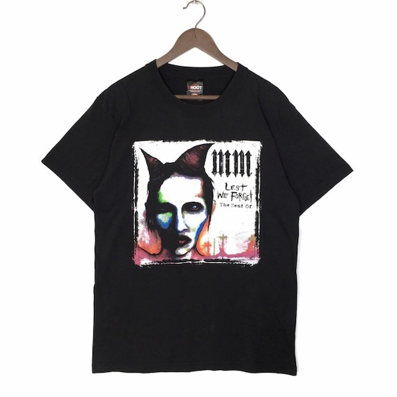Vintage Marilyn Manson Against All Gods T-Shirt Ma