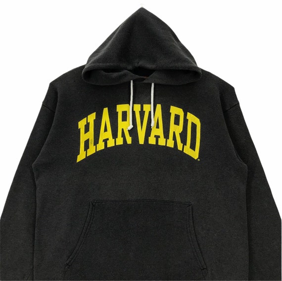 Vintage 90’s HARVARD University Hoodie Sweatshirt… - image 3
