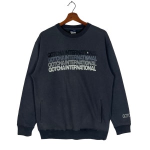 Vintage Gotcha International Sweatshirt - Surf Wear Pullover, Size Medium