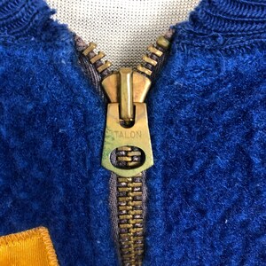 Vintage 40s 50s Champion Knitwear Crestmoor Half Zip Jacket Nylon ...