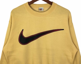 Buy Vintage 90's Nike Sweatshirt Embroidery Nike Swoosh Sweatshirt