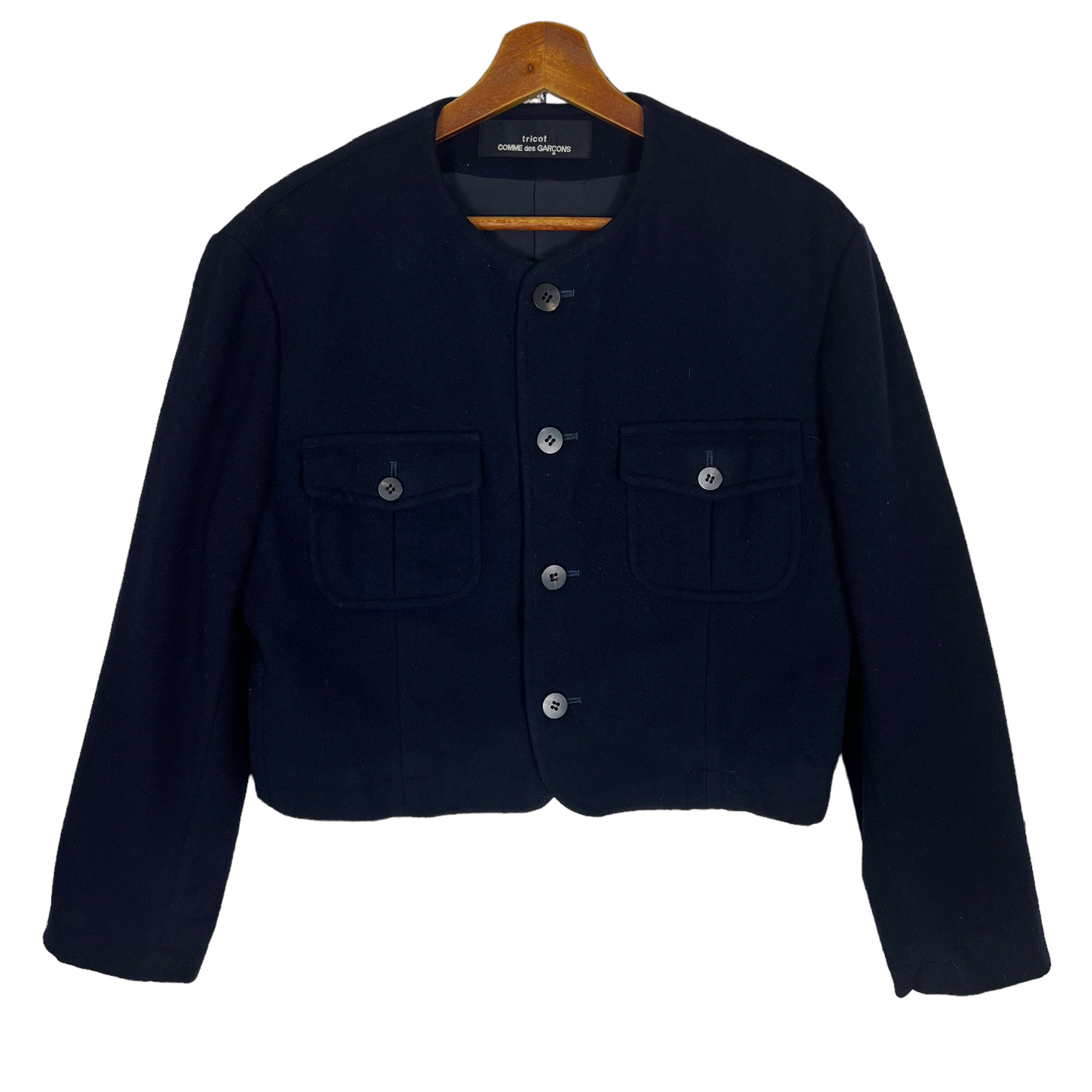 AW1990 Tricot Comme Des Garcons Woman Wool Jacket - Etsy