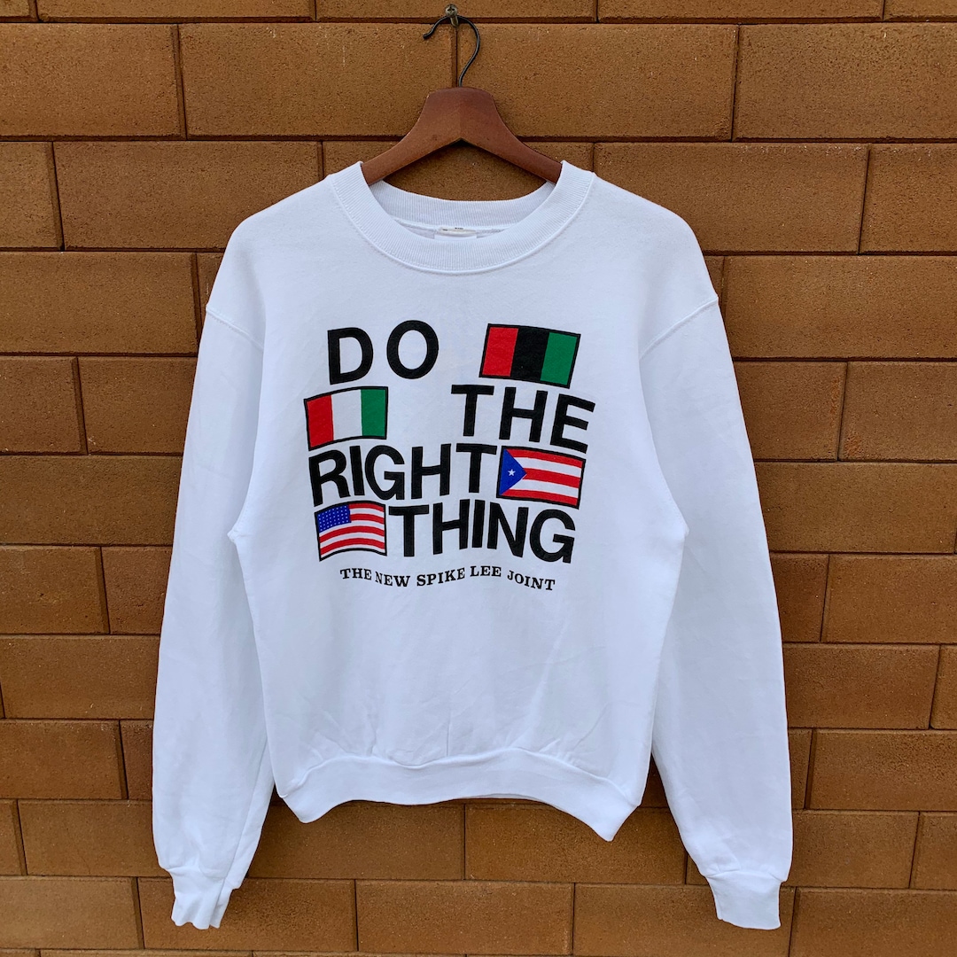 RARE !! Vintage 80's Film Do the Right Thing Sweatshirt by RARE !! Vintage 80's Film Do the Right Thing Sweatshirt by