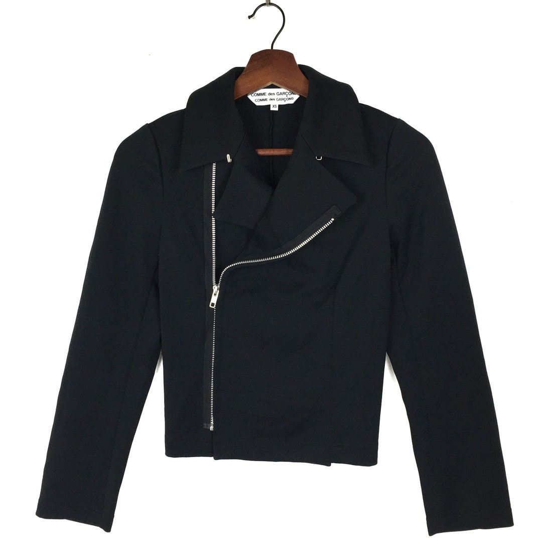 Comme Des Garcons Black Moto Jacket - Women's XS - Made in Japan