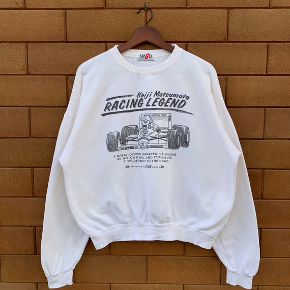 Vintage Racing Legend Keiji Matsumoto Sweatshirt Crewneck
