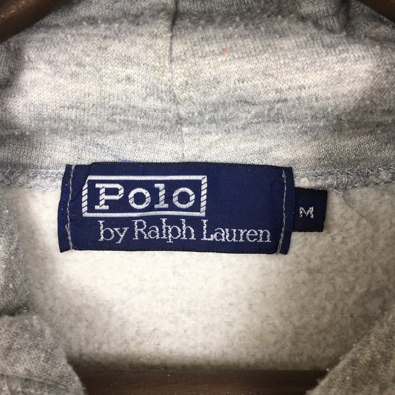 Vintage 90s Ralph Lauren Polo USA Kswiss Hoodie Sweatshirt Big - Etsy