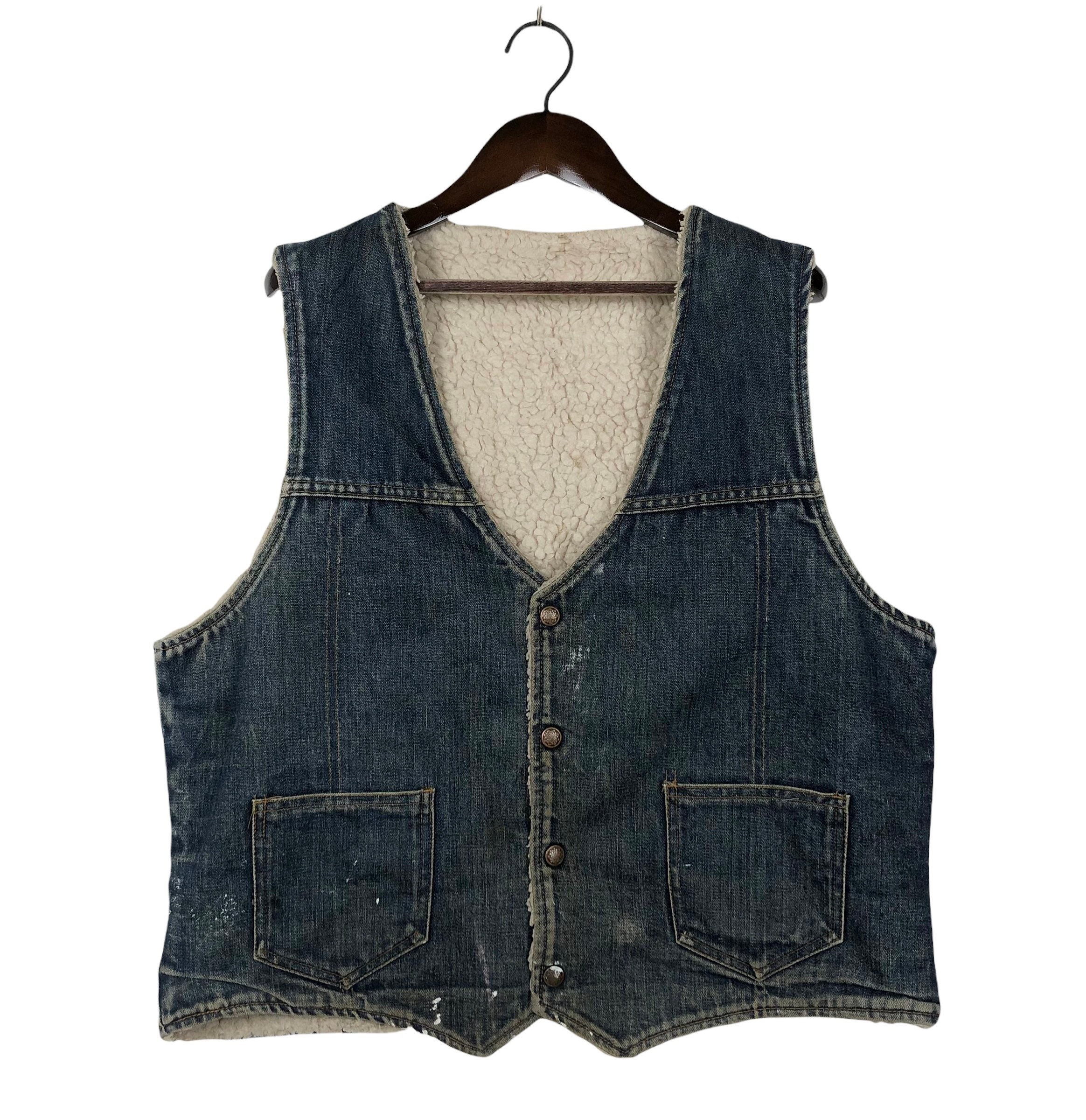 Vintage 50s Burlington Denim Jacket - Etsy