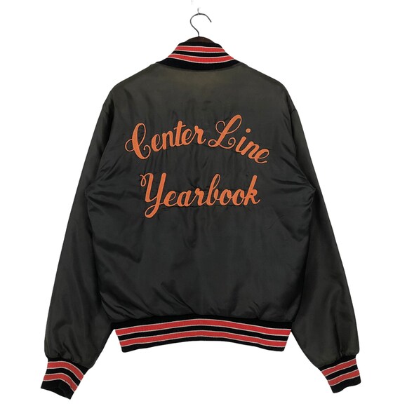 ジャケット・アウター classiclogo nylon varsity jacket Chicago Bulls Speedway Nylon Varsity Jacket – Mitchell & Ness