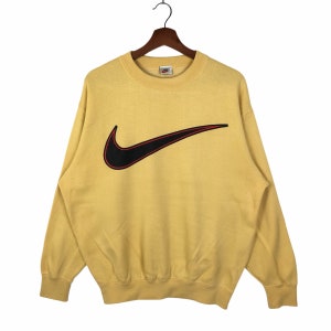 Vintage 90’s Nike Sweatshirt Embroidery Nike Swoosh Sweatshirt Vintage Nike Size Medium