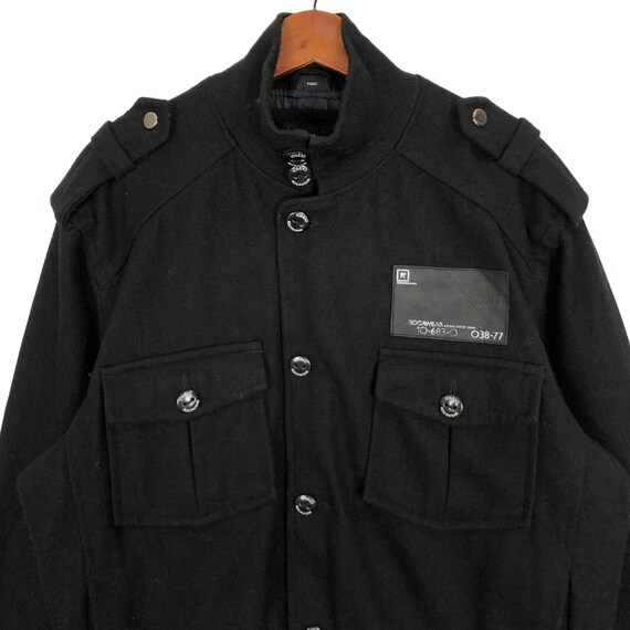 Rocawear Black Wool Jacket Size Xlarge - Etsy Rocawear Black Wool Jacket Size Xlarge - Etsy