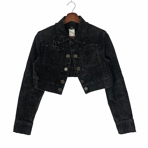 Yohji Yamamoto Crop Top Denim Jacket Y’s In Love by Yohji Yamamoto Made In Japan