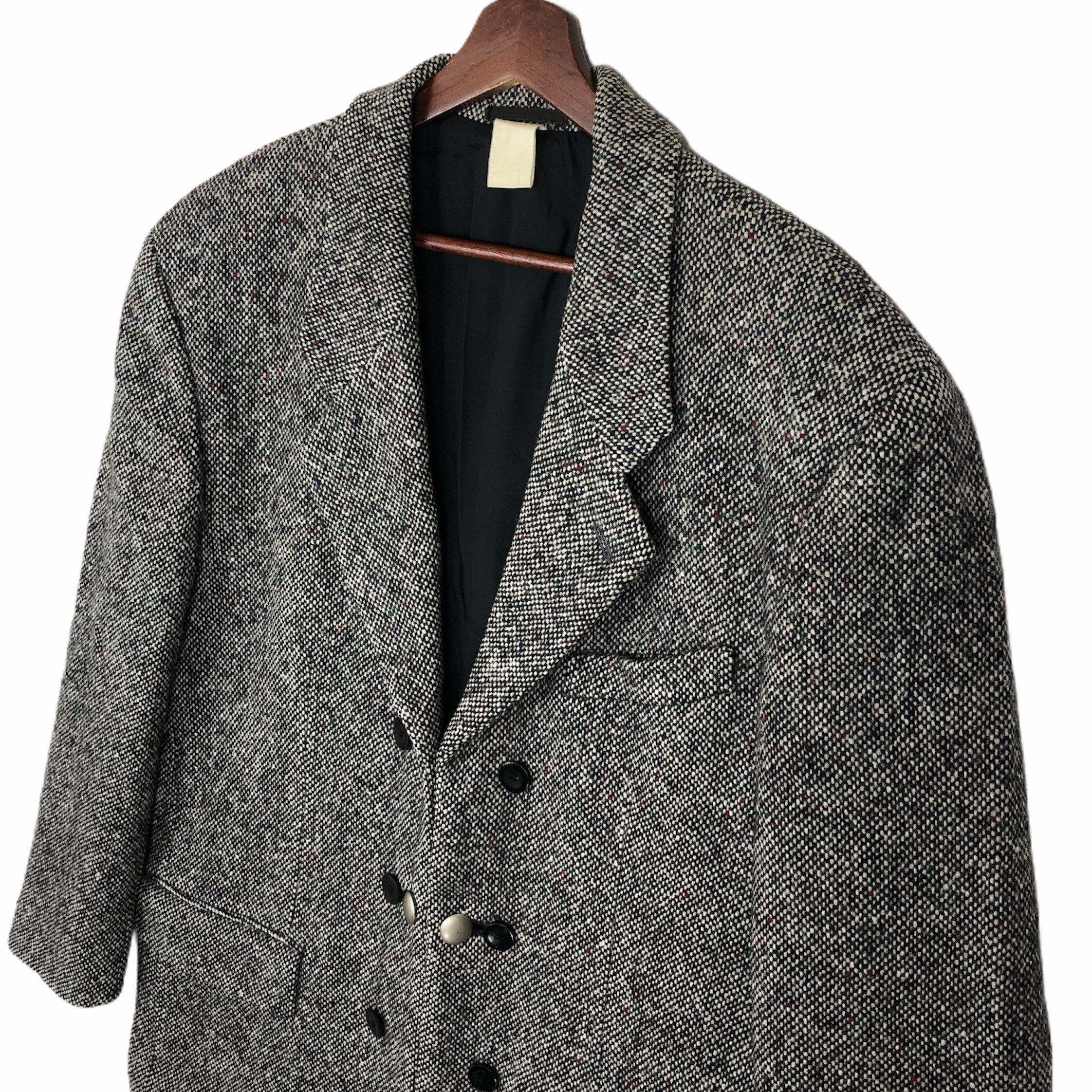 Vintage AW1988 Comme Des Garcons Homme Plus Tweed Jacket by Rei