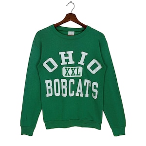 Vintage 80s Ohio University Bobcats Sweatshirt (Size Small)