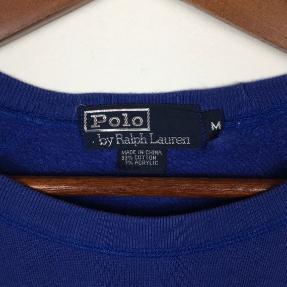 Vintage 90’s Ralph Lauren Polo Bear Sweatshirt Pr… - image 7