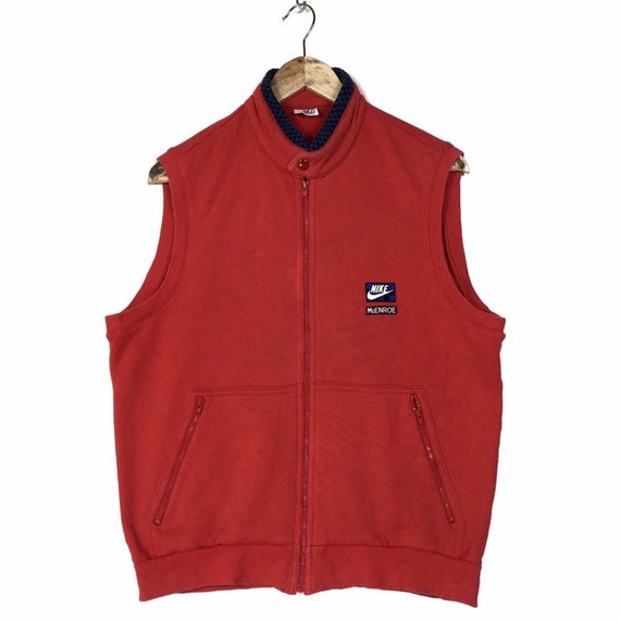 Very Rare Vintage Nike John Mcenroe Zip Up Vest Sweatshirt Etsy Very Rare Vintage Nike John Mcenroe Zip Up Vest Sweatshirt Etsy