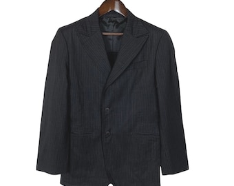 Vintage Junya Watanabe-wollen jas: Japans designerjack, medium