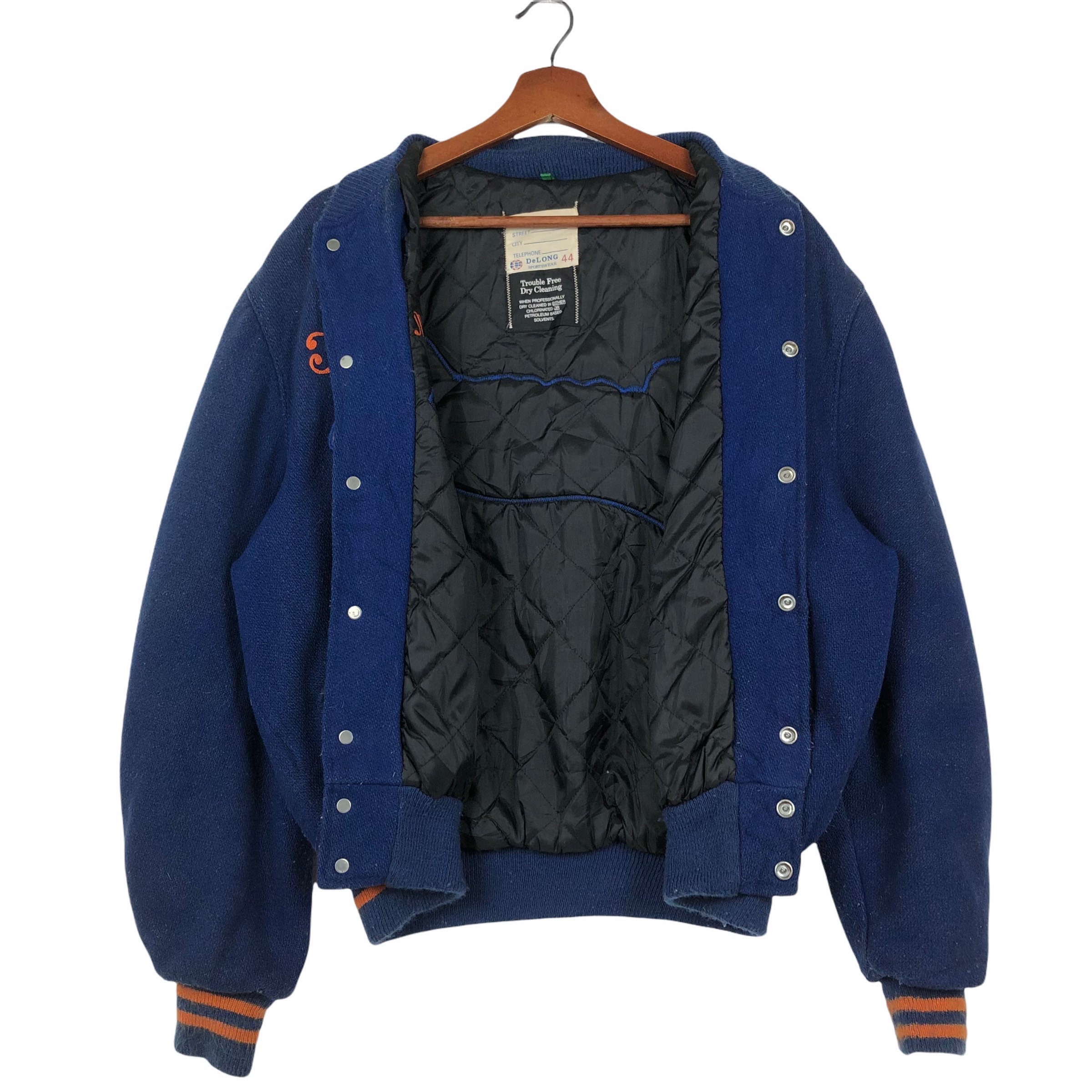 Vintage 60s Delong Theodore Roosevelt Letterman Jacket Rooselvelt