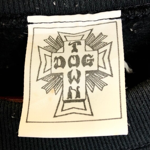 90年代ヴィンテージドッグタウンスウェットシャツ：ブルーホットデビル