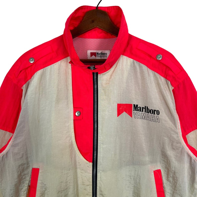 Vintage 90s Marlboro Yamaha Racing Team Jacket Marlboro Racing Team