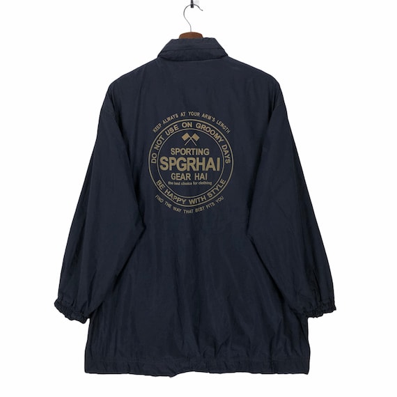 Vintage Hai Sporting Gear Parka Jacket Big Logo Hai Sporting Gear 
