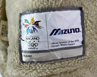 Vtg 90s Mizuno Olympic Nagano 1998 Sherpa Jacket Size Medium - Etsy