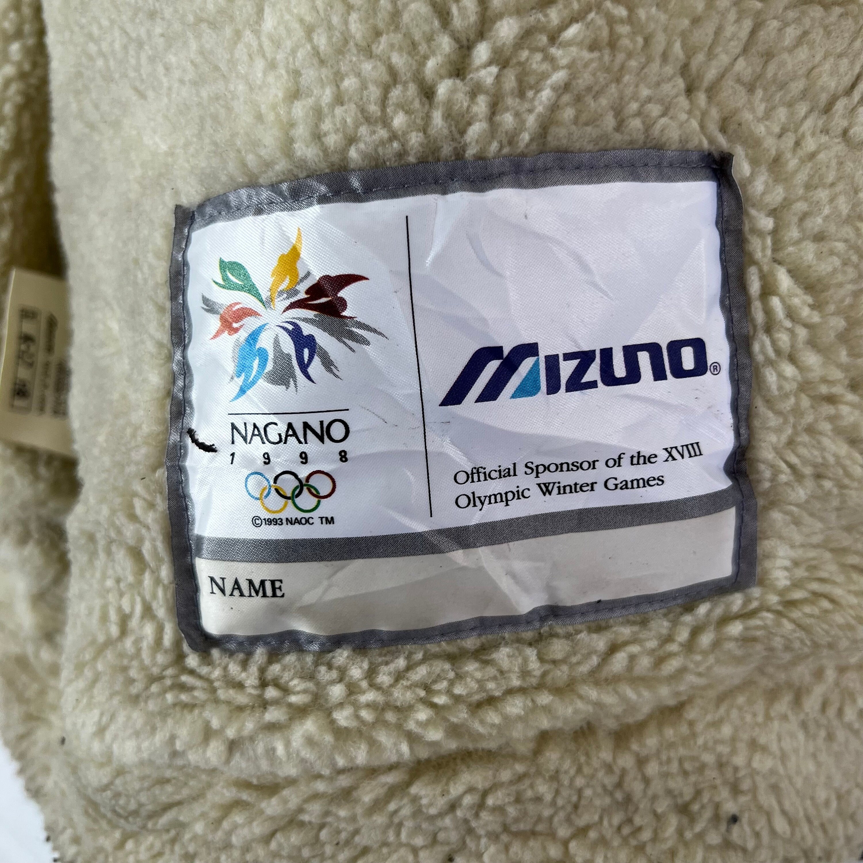 Vtg 90s Mizuno Olympic Nagano 1998 Sherpa Jacket Size Medium - Etsy