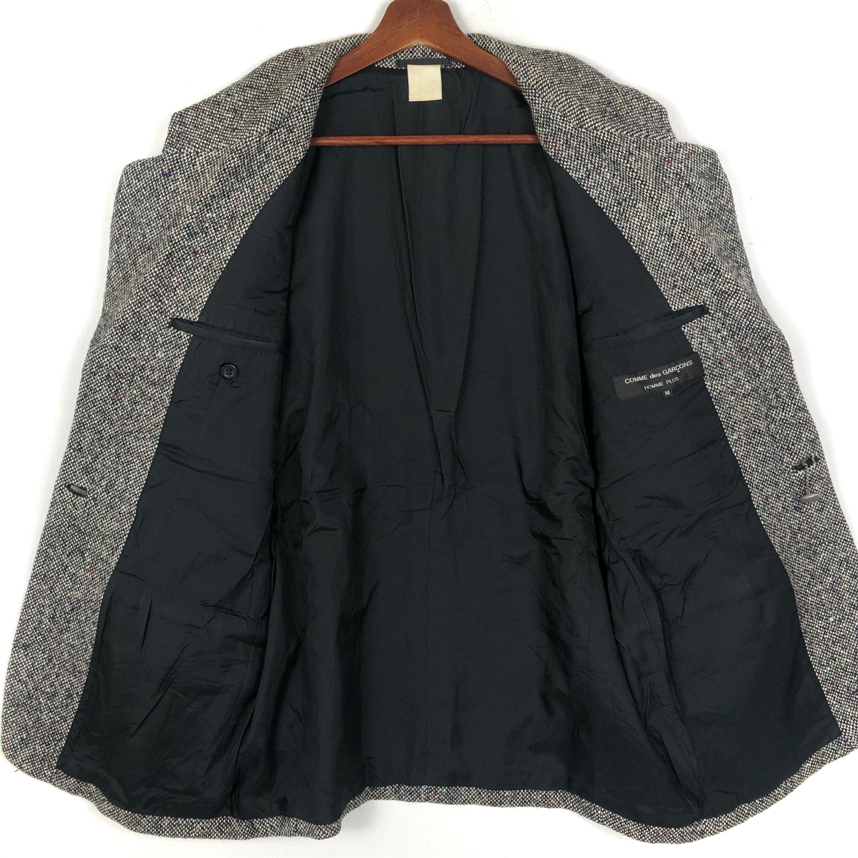 Vintage AW1988 Comme Des Garcons Homme Plus Tweed Jacket by