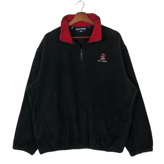 Vintage 90’s Polo Sport Half Zip Polo Bear Small L
