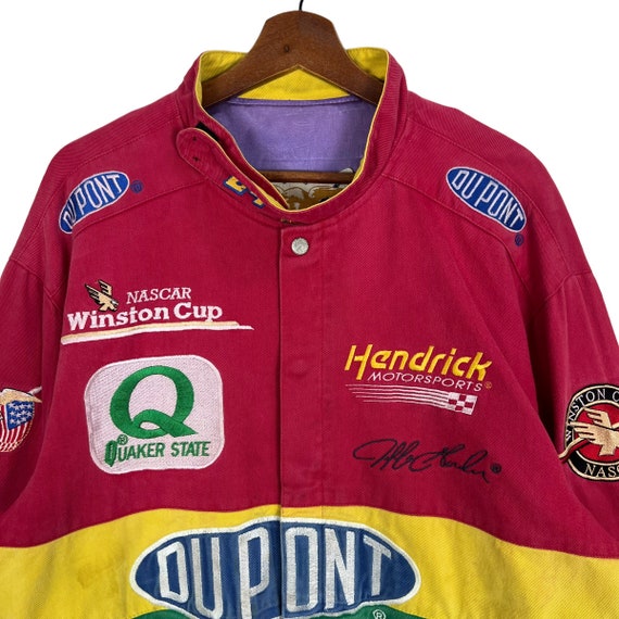 VINTAGE JEFF HAMILTON デュポン レーシングジャケット USA製 90s JEFF HAMILTON 