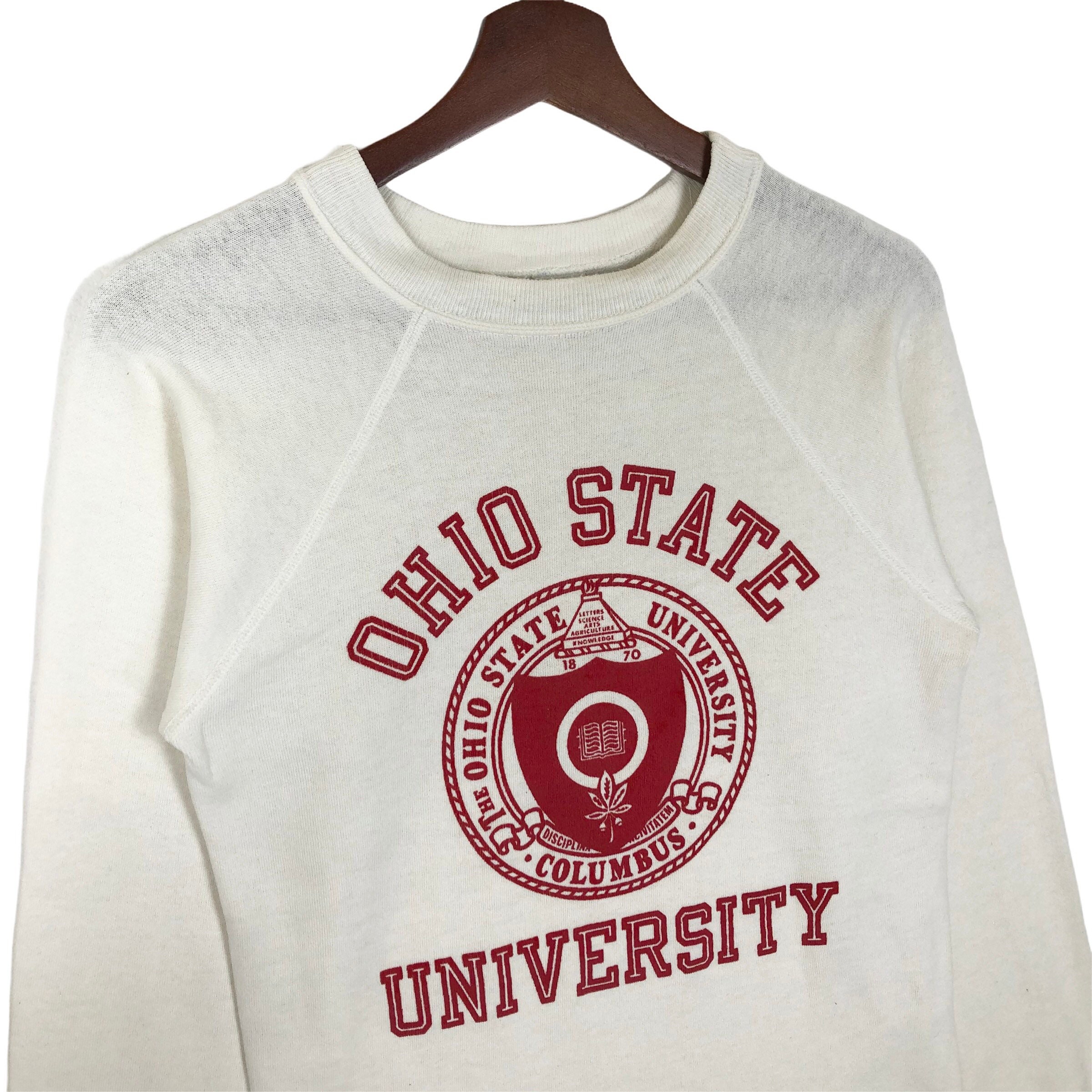 Vintage Ohio State University Raglan Sweatshirt Made by