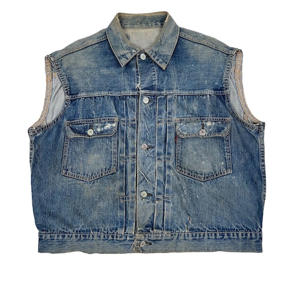 Vintage 1950s Original Levi's 507XX Jacket Biker Cut-off Vintage 1950s Original Levi's 507XX Jacket Biker Cut-off