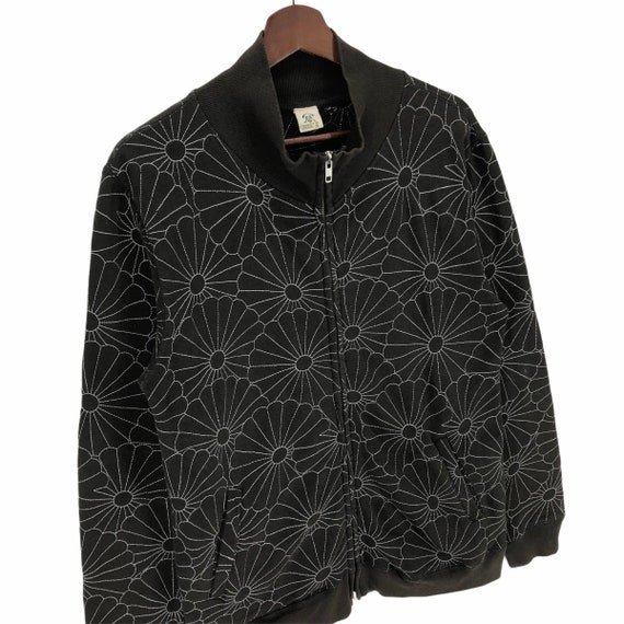 Eternal Zipper Jacket Sweatshirt Embroidery Japan… - image 5